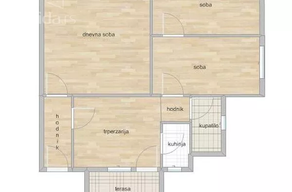 Trosoban stan | 4zida