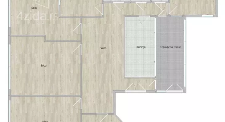 Petosoban stan | 4zida