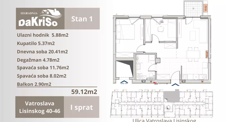 Dvoiposoban stan | 4zida