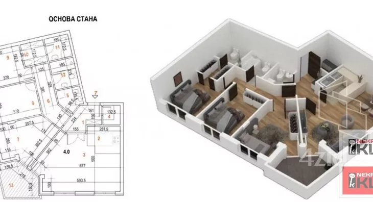 Četvorosoban stan | 4zida