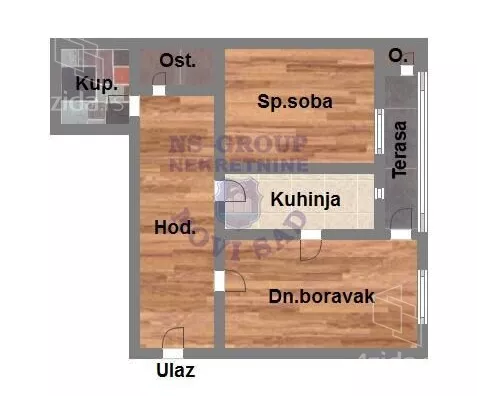 Dvosoban stan | 4zida