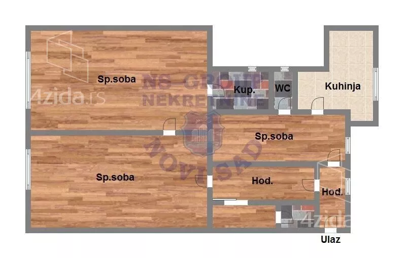 Trosoban stan | 4zida