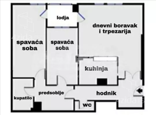 Trosoban stan | 4zida