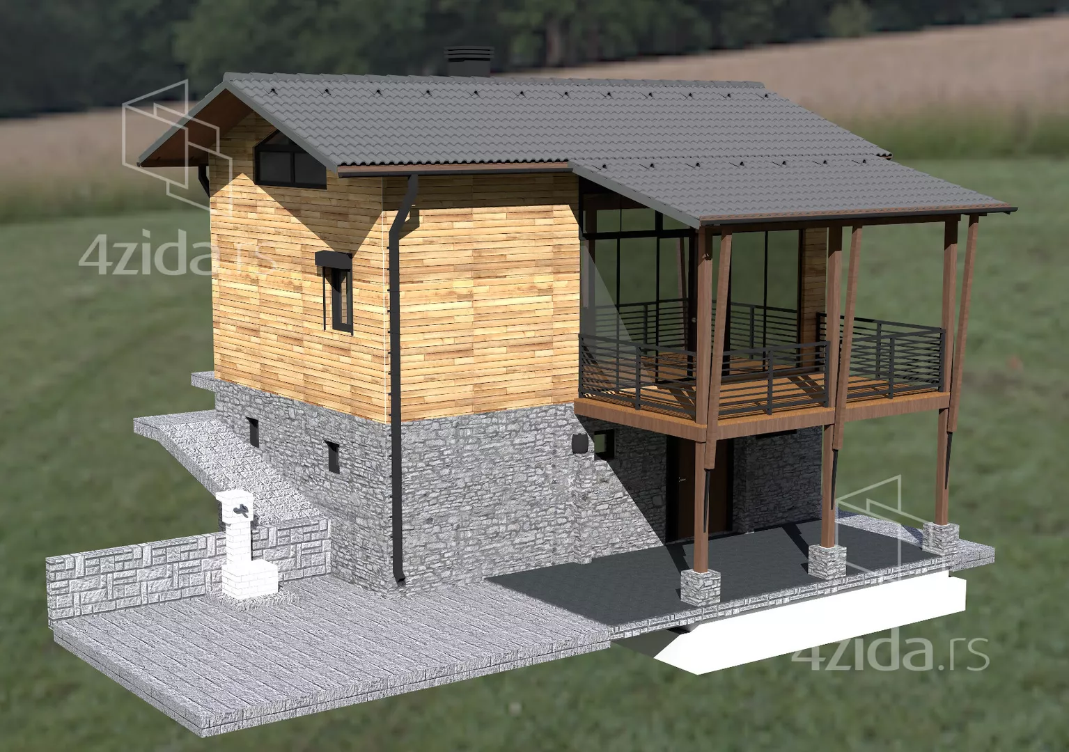 2-etažna kuća | 4zida