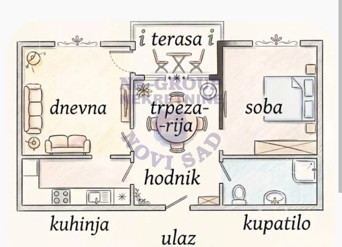Dvosoban stan | 4zida
