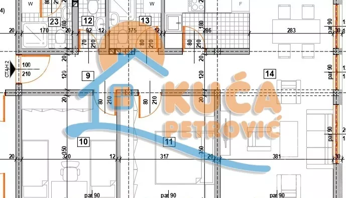 Trosoban stan | 4zida