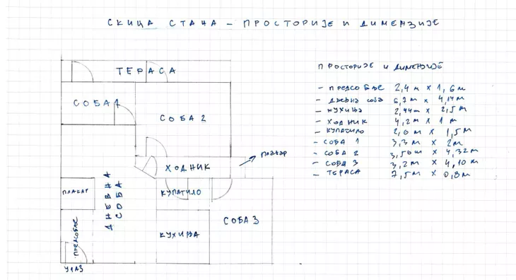 Troiposoban stan | 4zida