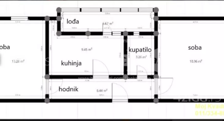 Dvosoban stan | 4zida