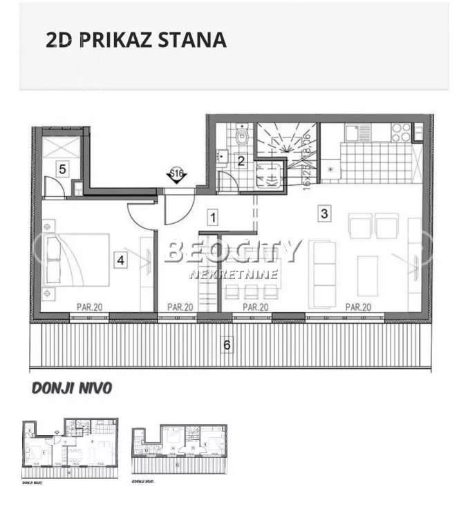 Troiposoban stan | 4zida