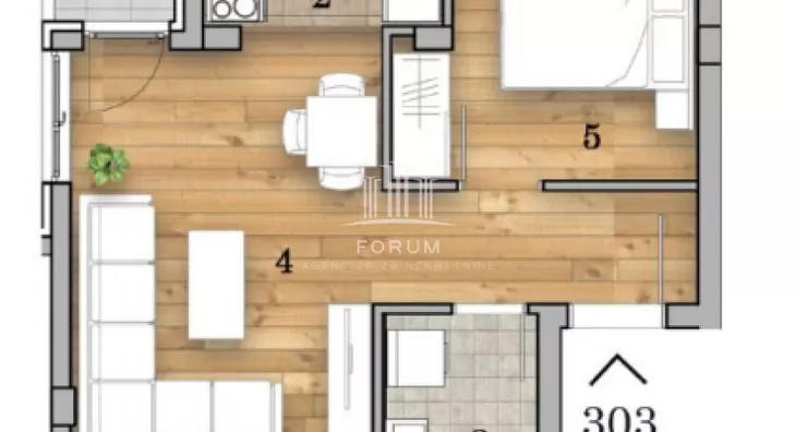 Dvosoban stan | 4zida