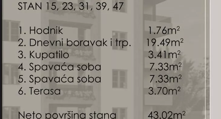 Dvosoban stan | 4zida