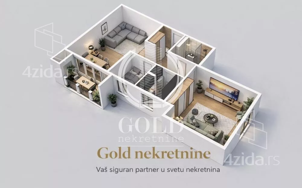 Dvoiposoban stan | 4zida