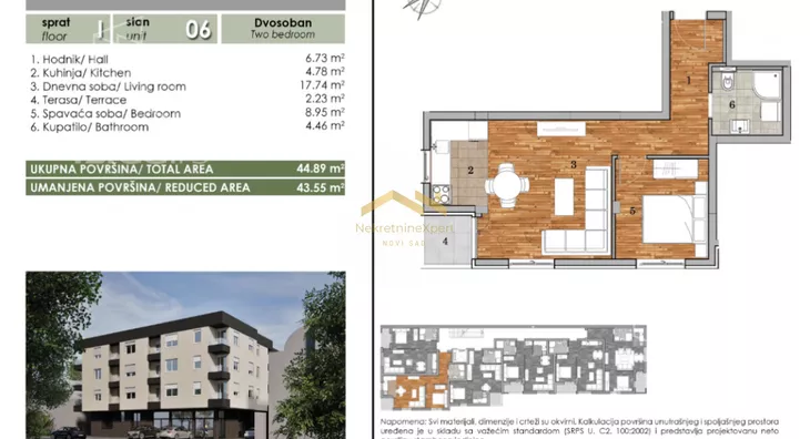 Dvosoban stan | 4zida