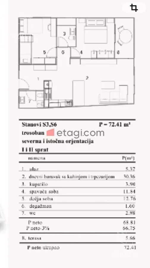 Trosoban stan | 4zida