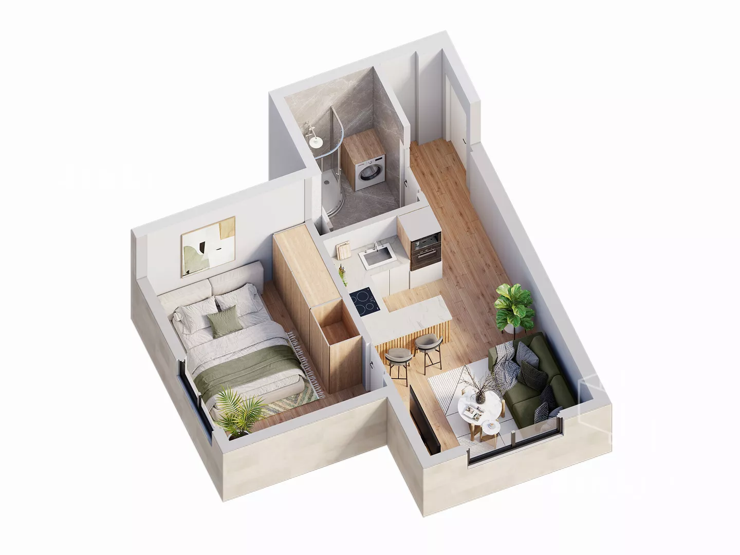 Jednoiposoban stan | 4zida