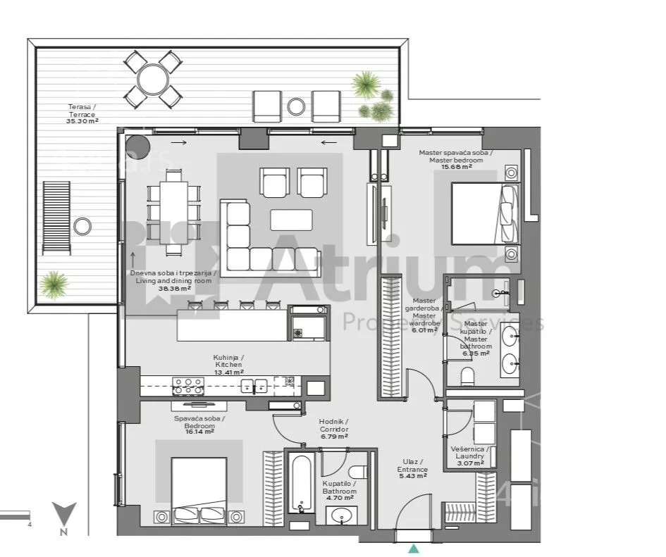 Trosoban stan | 4zida