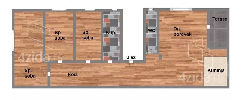 Troiposoban stan | 4zida