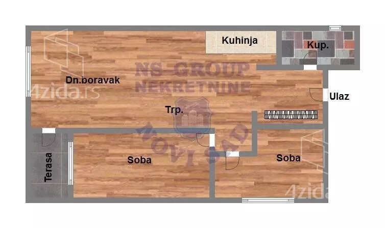 Trosoban stan | 4zida