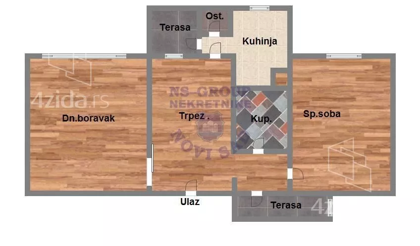 Dvosoban stan | 4zida