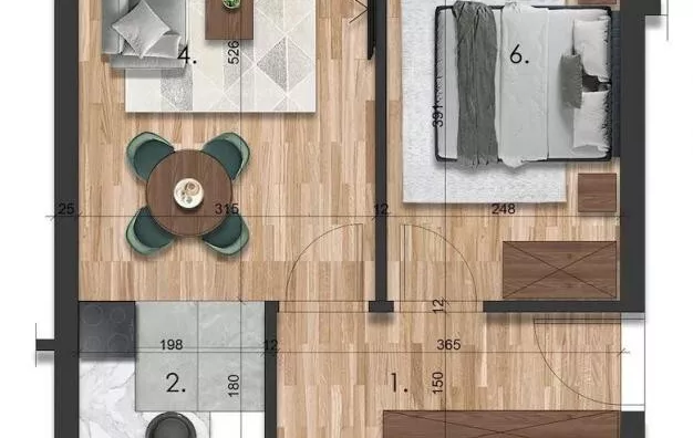 Dvosoban stan | 4zida