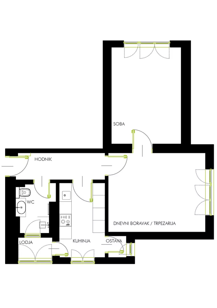 Dvosoban stan | 4zida