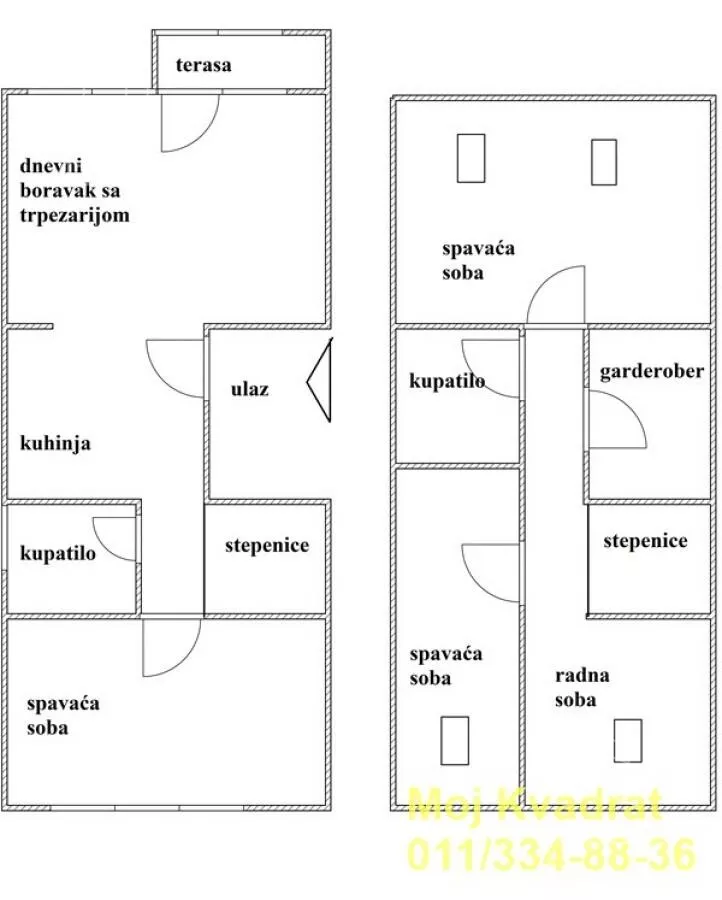 Četvoroiposoban stan | 4zida