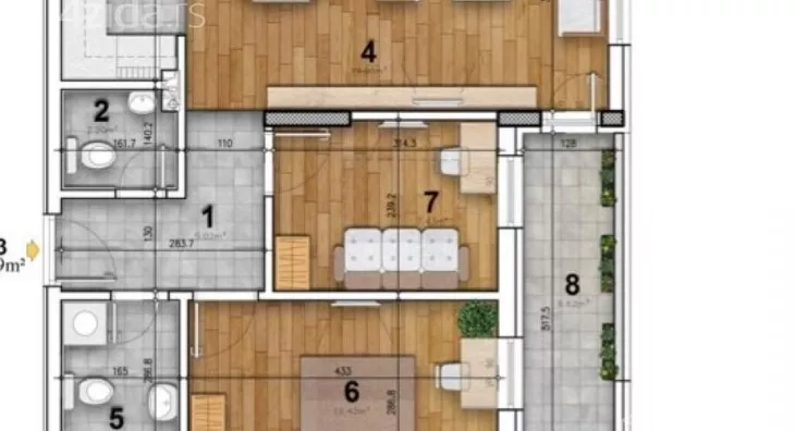 Dvoiposoban stan | 4zida