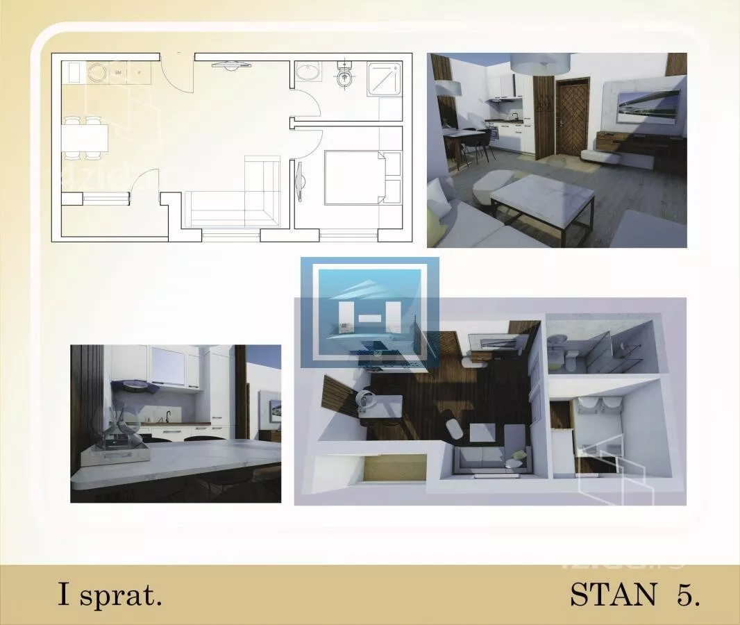 Jednoiposoban stan | 4zida