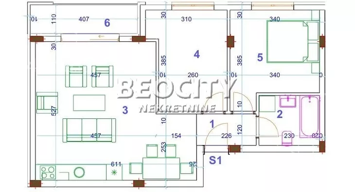 Trosoban stan | 4zida