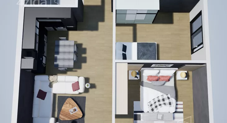 Dvoiposoban stan | 4zida