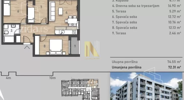 Četvorosoban stan | 4zida