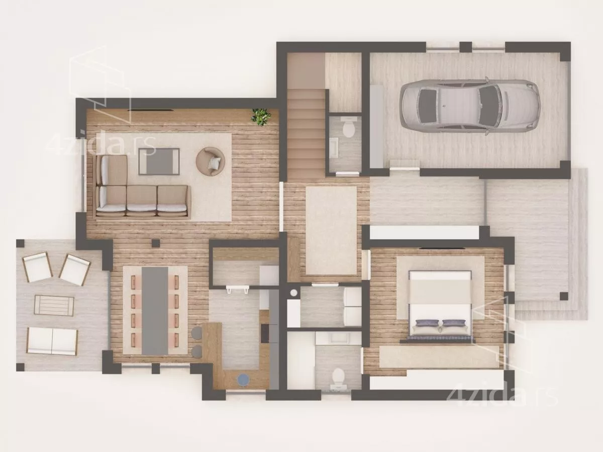 1-etažna kuća | 4zida