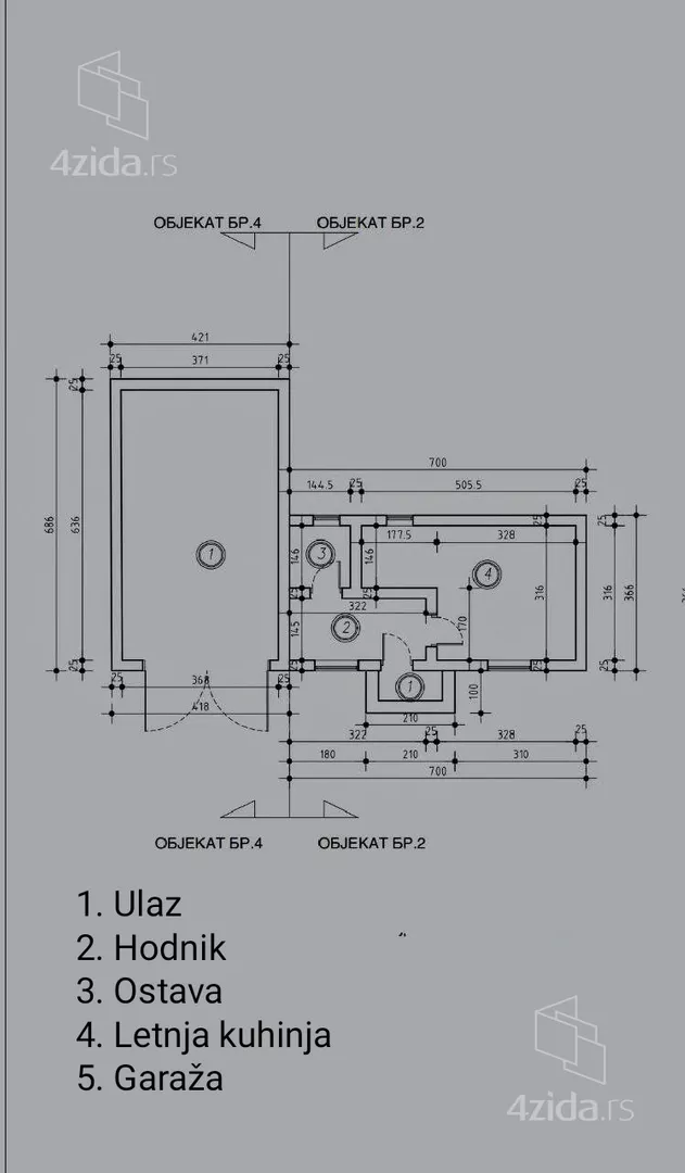 1-etažna kuća | 4zida
