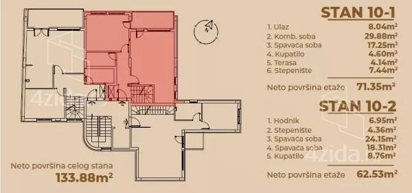 Troiposoban stan | 4zida