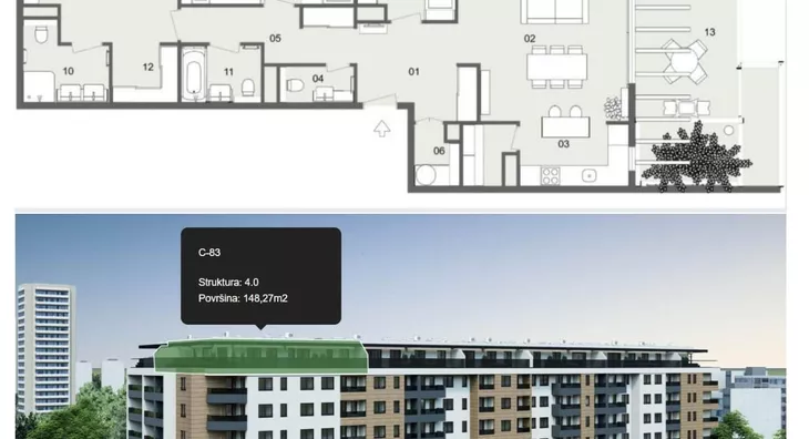 Četvorosoban | 4zida