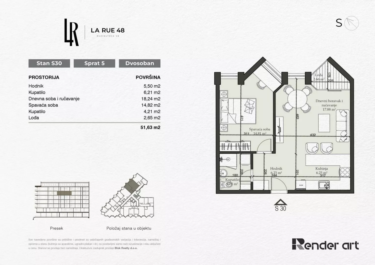 Dvosoban stan | 4zida