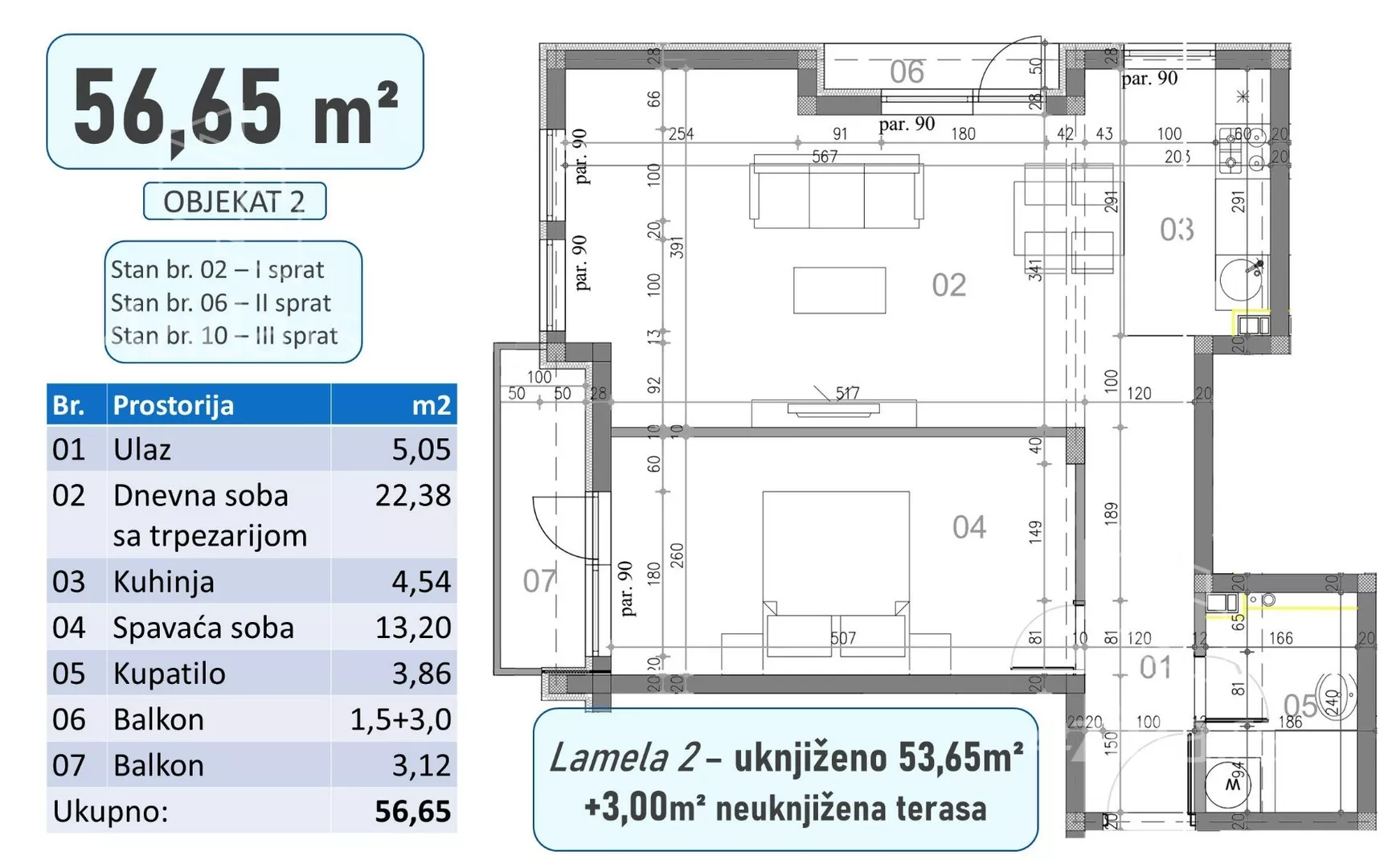 Jednosoban stan | 4zida