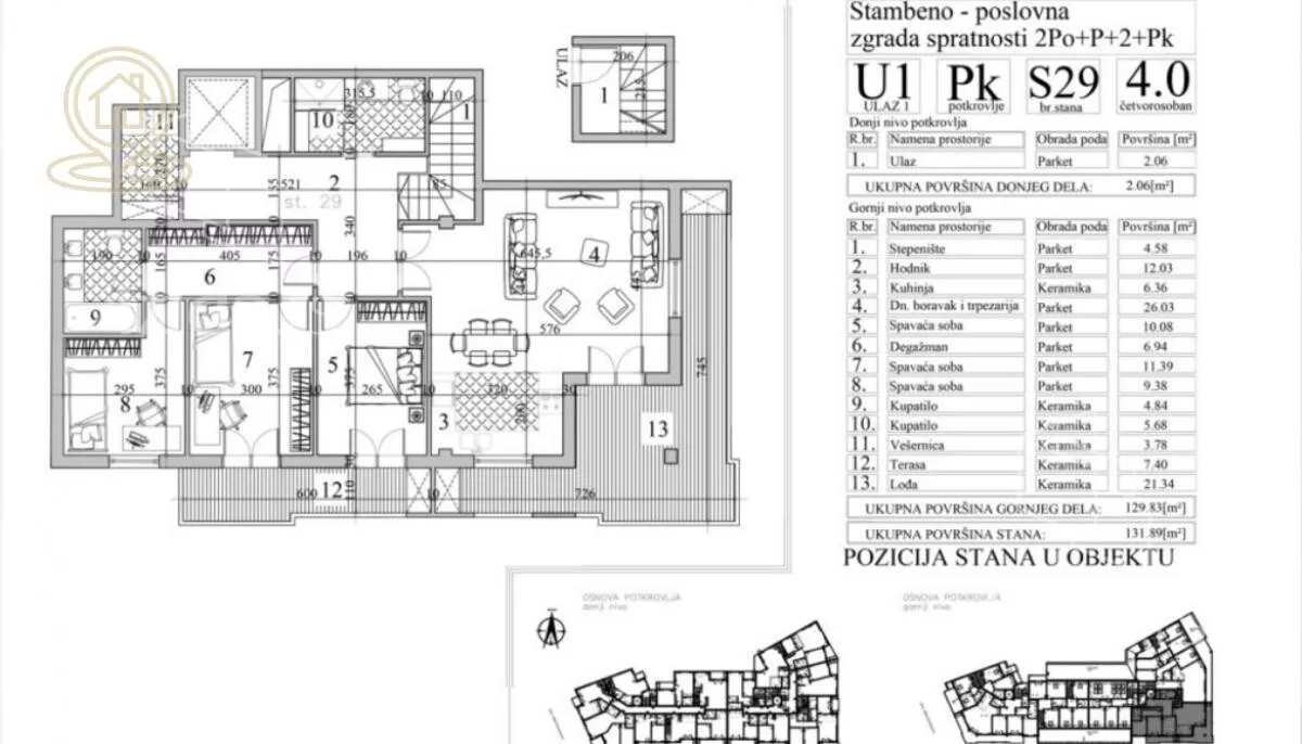 Troiposoban stan | 4zida