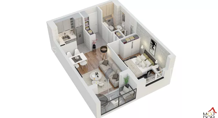 Jednoiposoban stan | 4zida