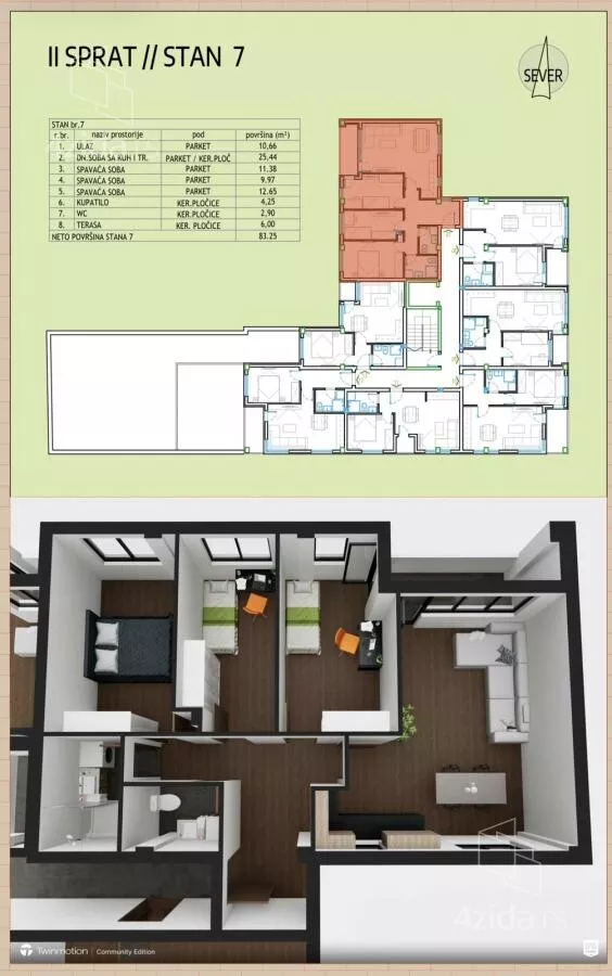 Četvorosoban stan | 4zida