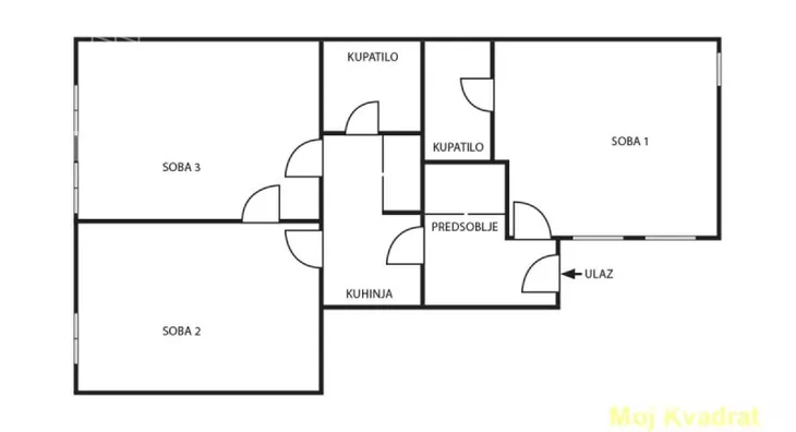 Trosoban stan | 4zida