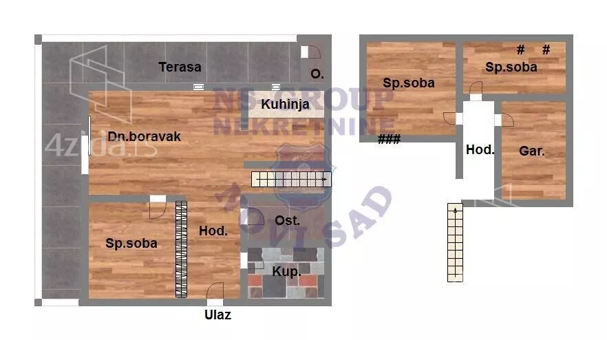 Troiposoban stan | 4zida