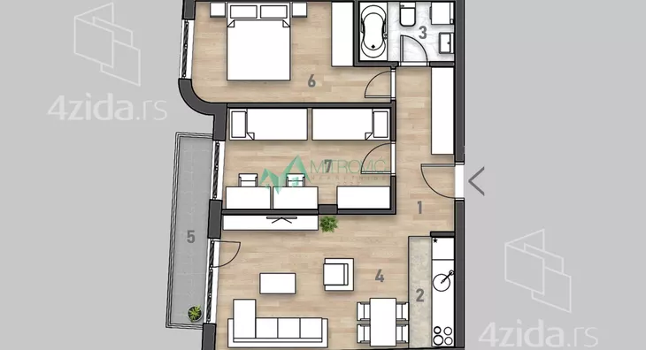 Dvoiposoban stan | 4zida