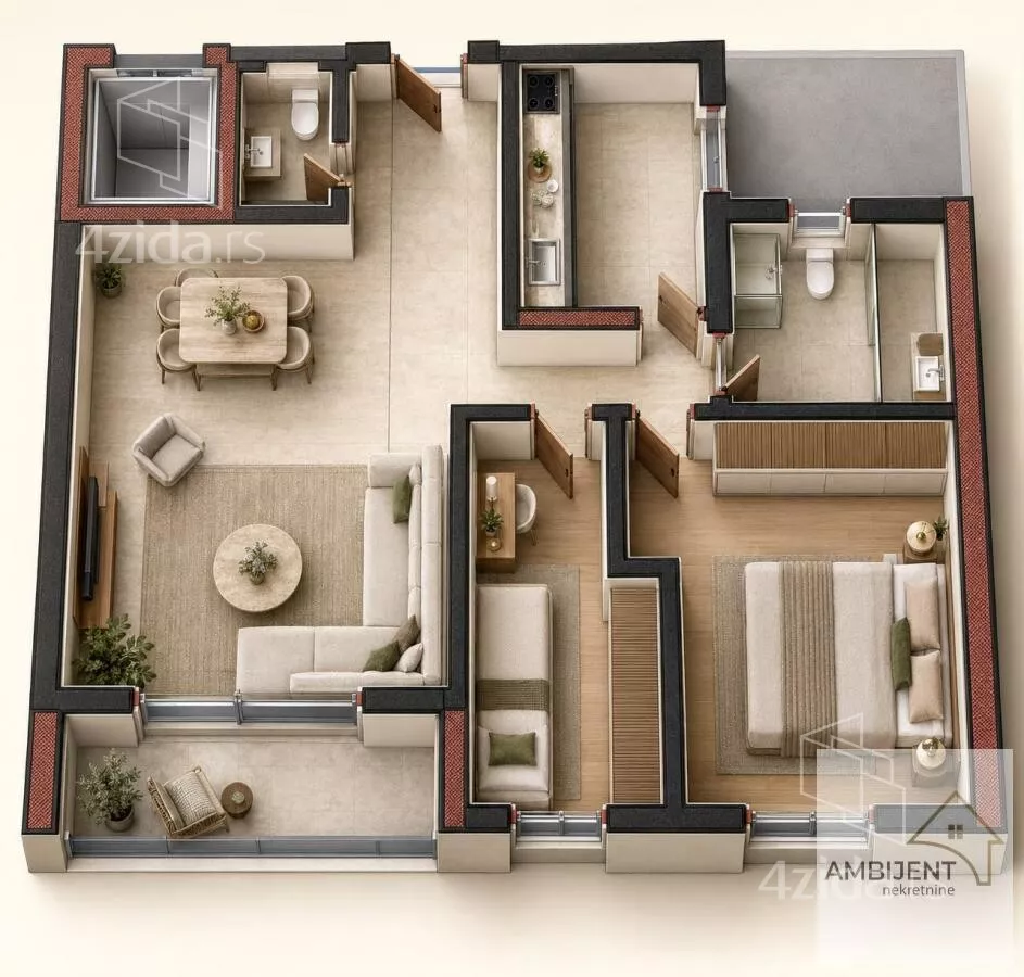 Квартира · 52 m² · Stara Pazova
