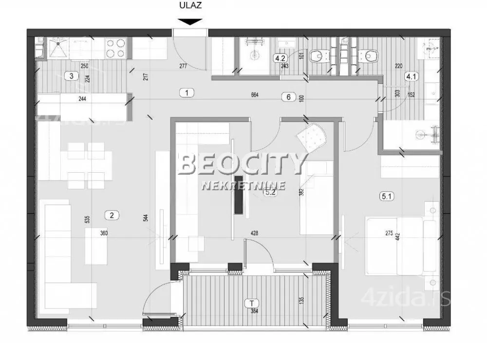 Trosoban stan | 4zida