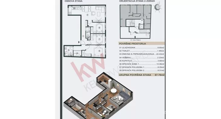 Troiposoban stan | 4zida