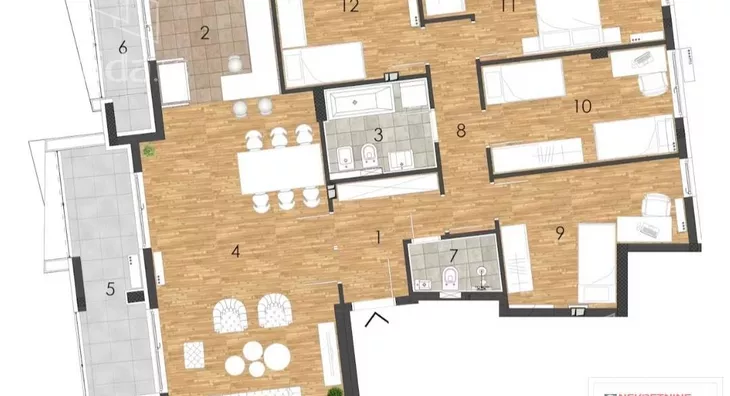 Petosoban stan | 4zida