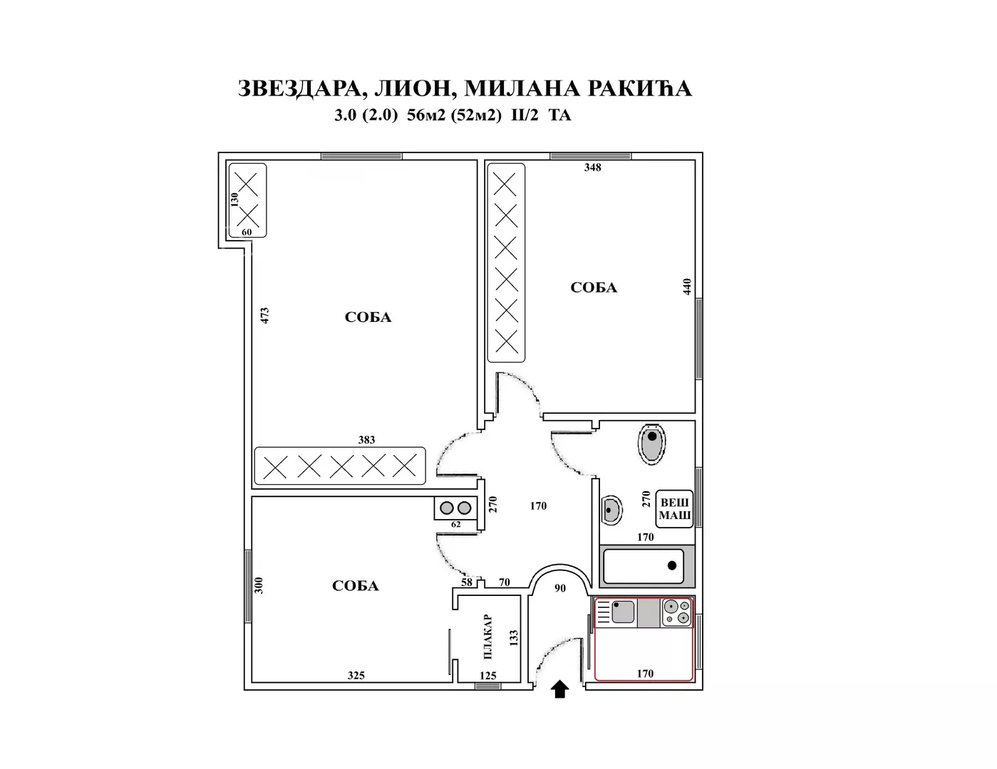 Dvosoban stan | 4zida