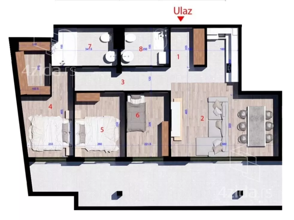 Četvorosoban stan | 4zida