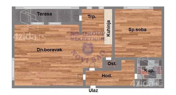 Dvosoban stan | 4zida